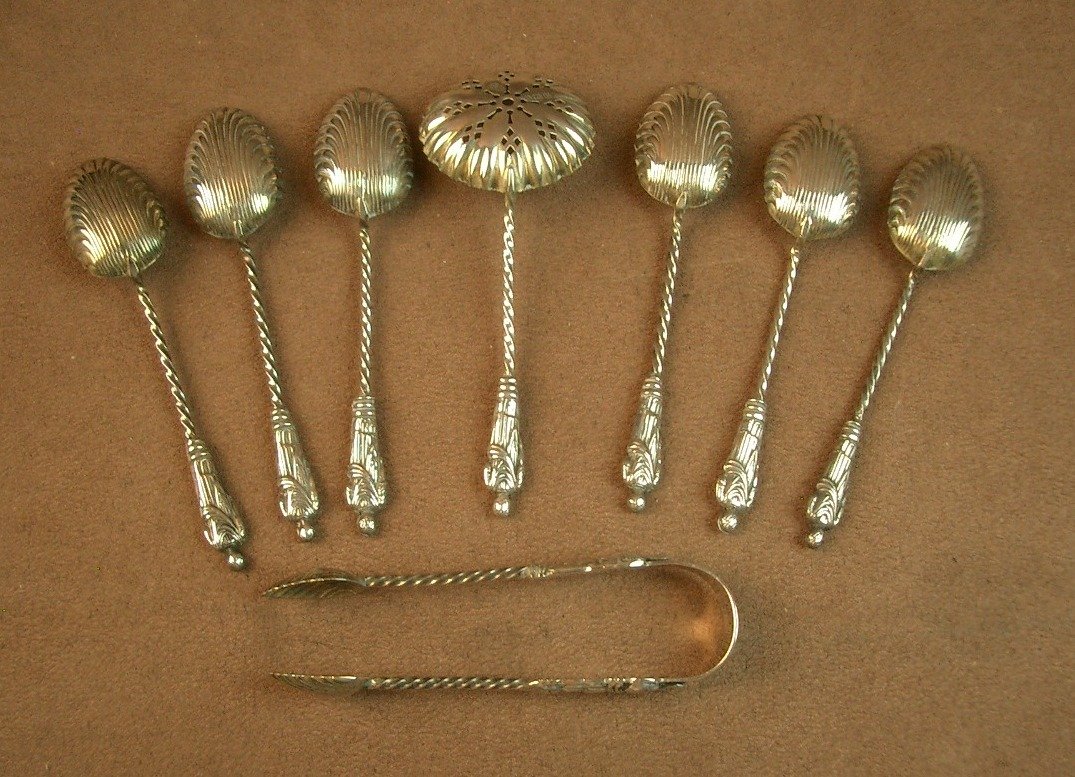 Solid Silver And Gilt Tea Service, Circa 1900 -photo-4