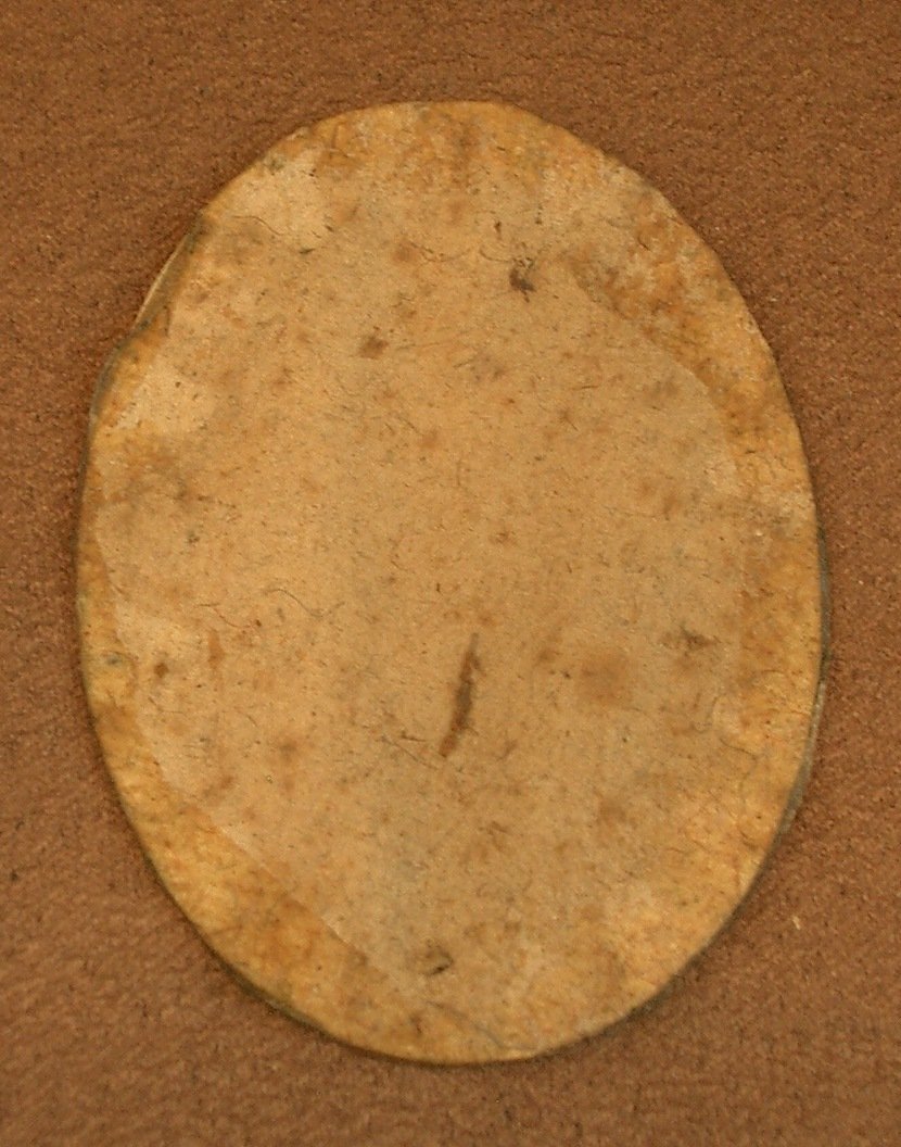 Peinture miniature portrait d'homme du début du XIXe siècle-photo-4