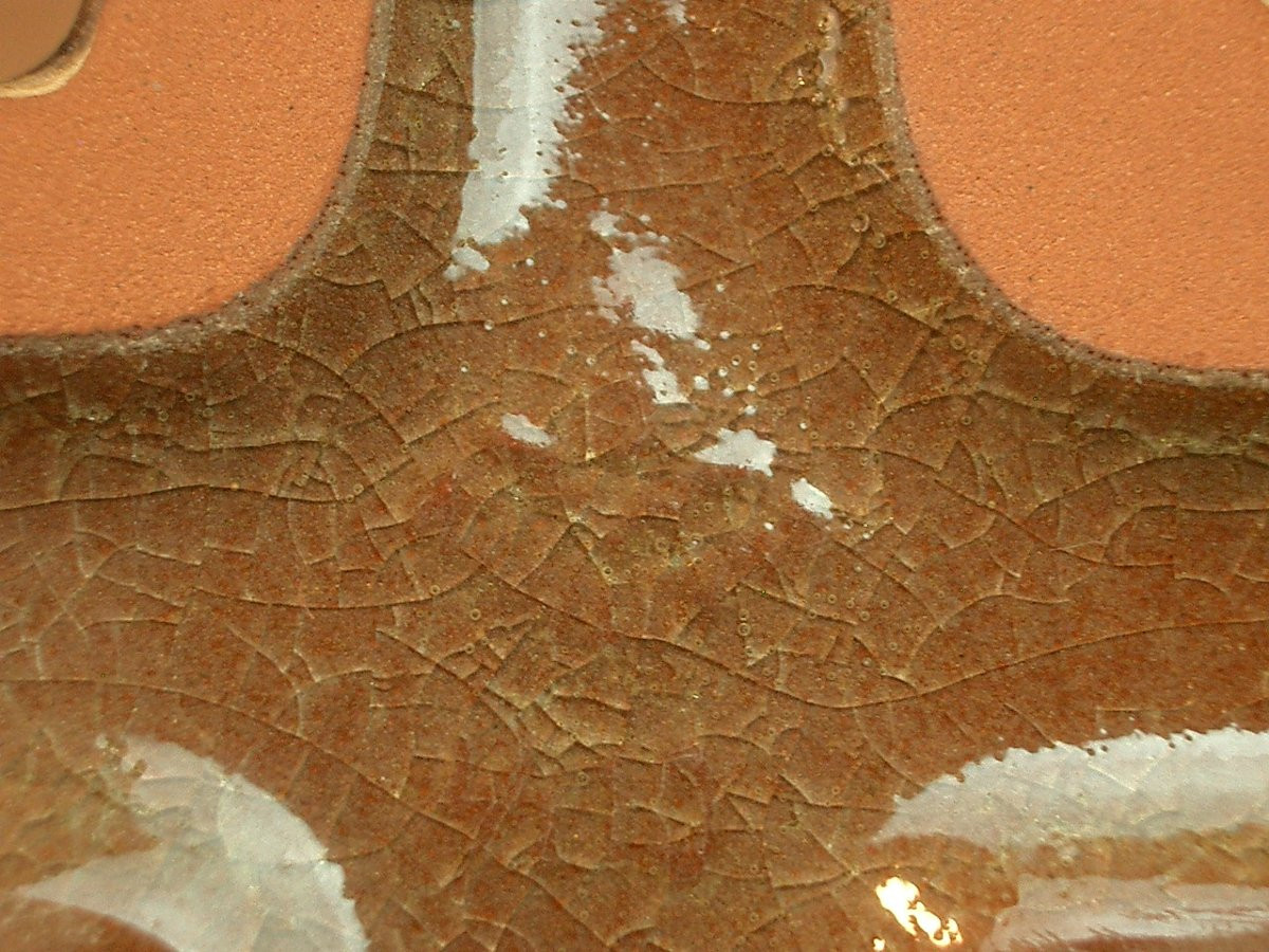 Crucifix In Karlsruhe Ceramic Majolica -photo-3