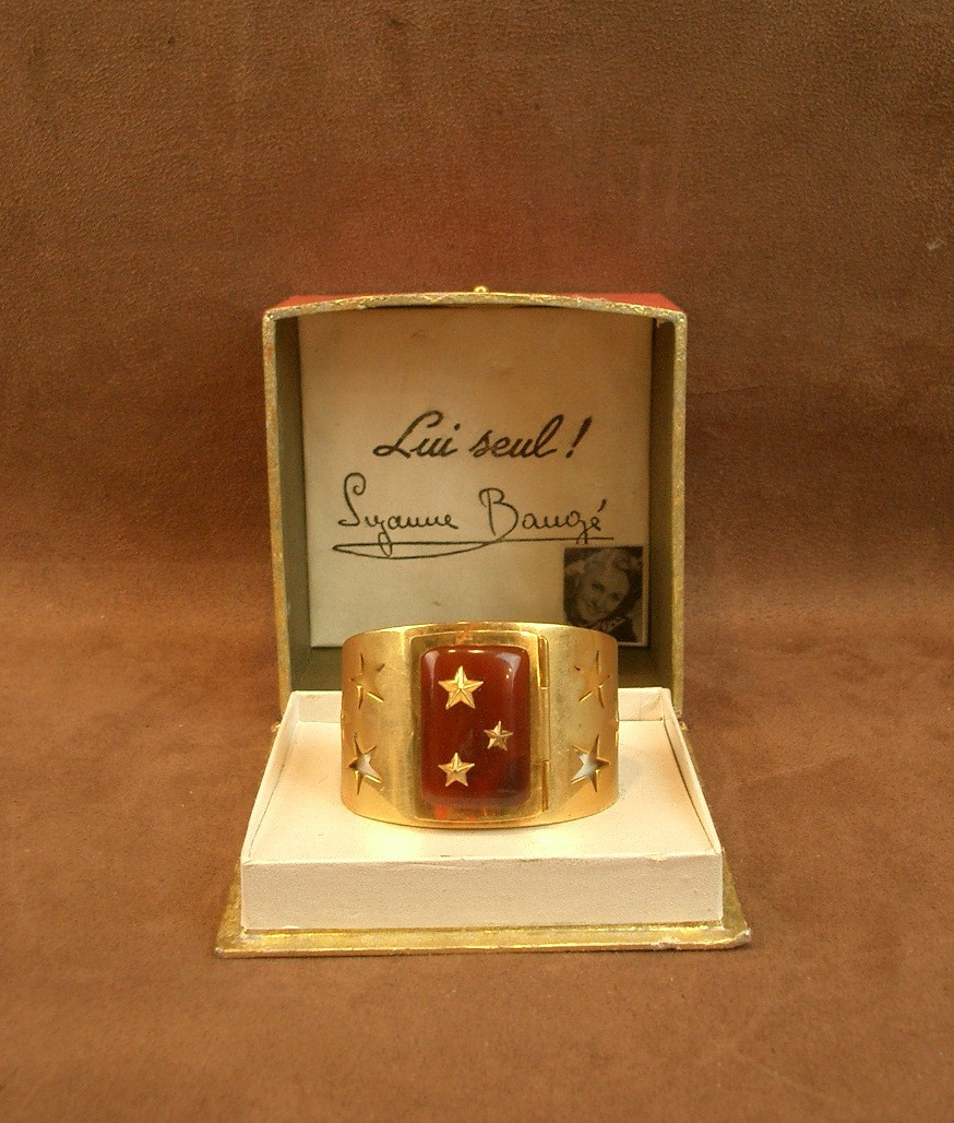 Bracelet Vintage Porte Photo vers 1930 par Albert Flamand