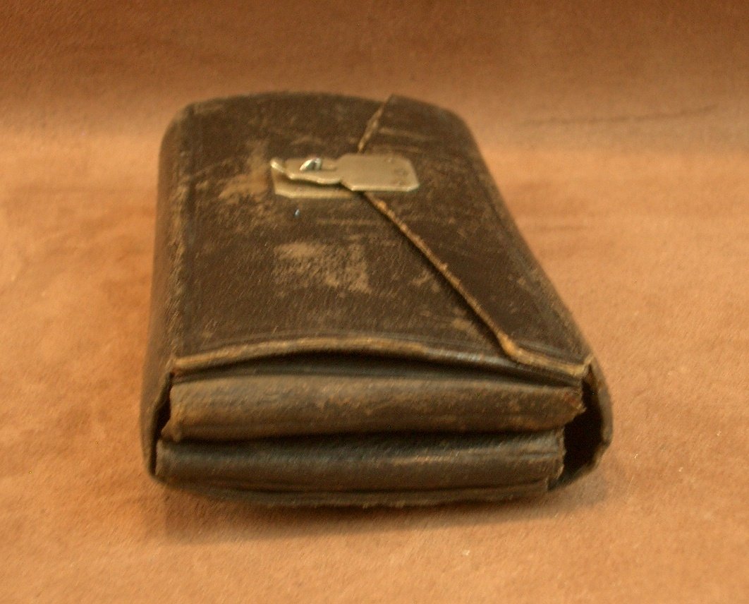 Antique Surgical Kit With Instruments In Their 19th Century Black Morocco Case -photo-2