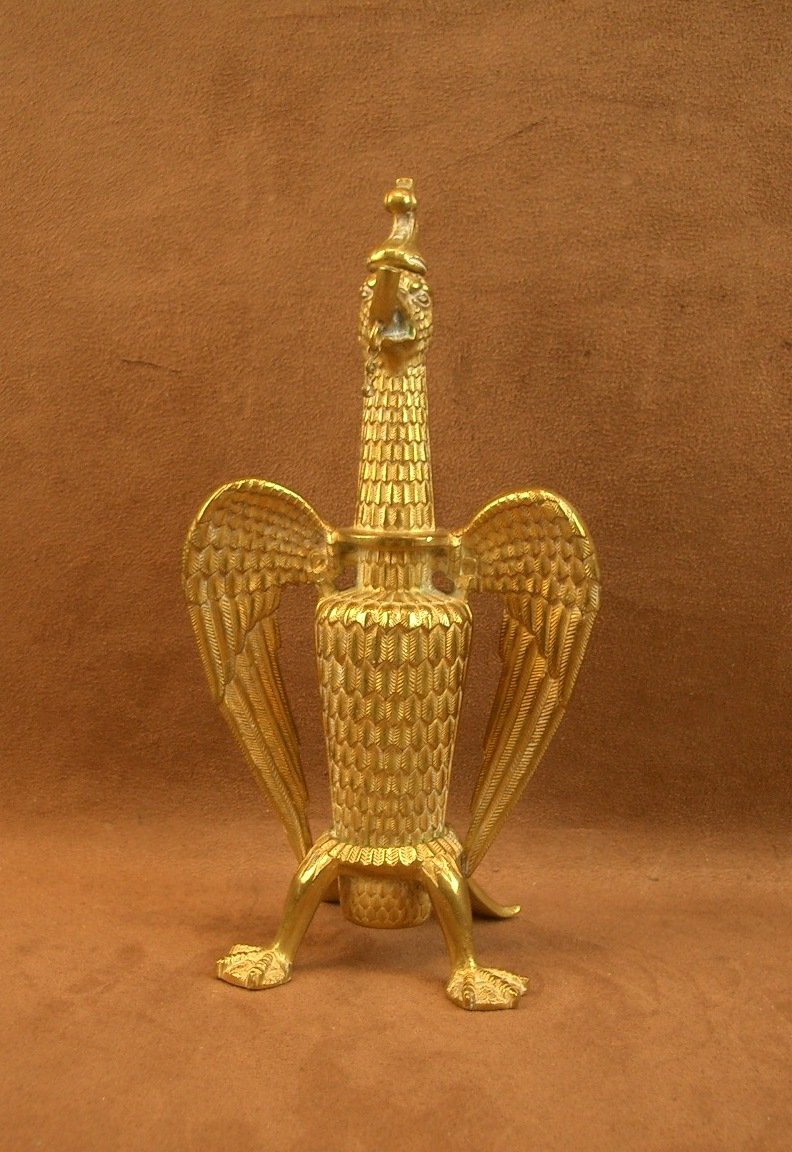 Allume cigare en bronze ciselé figurant un aigle Allemagne XIXe siècle-photo-7