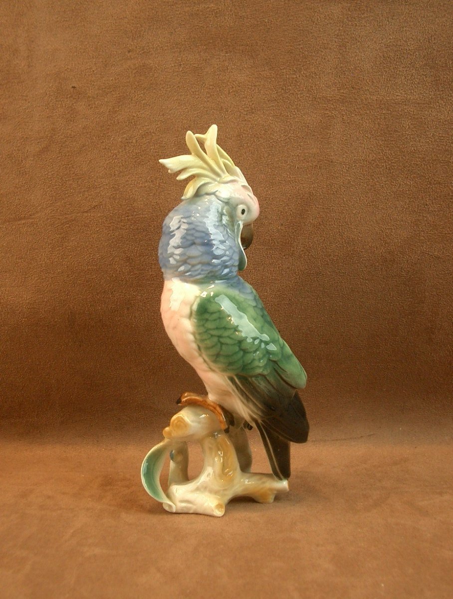 Saxon Porcelain Parrot And Cockatoo -photo-1