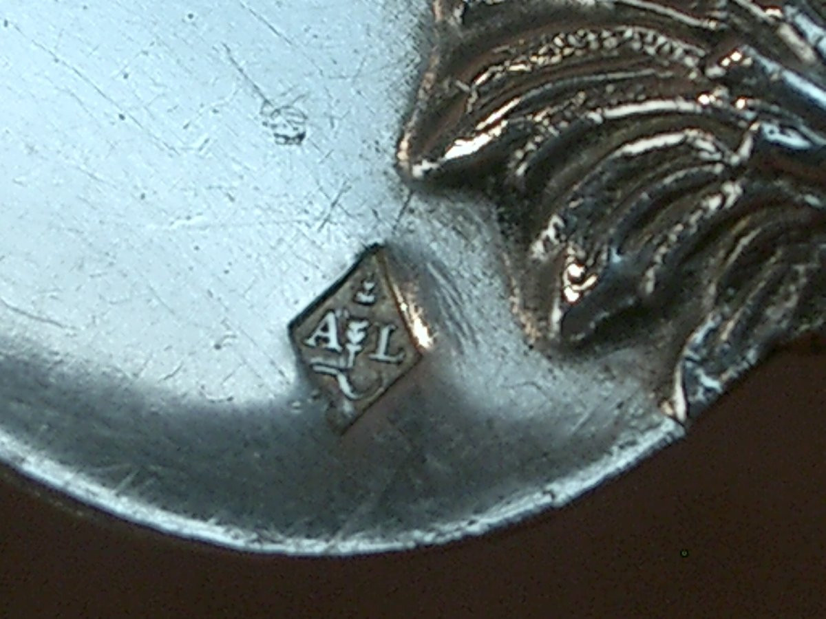 Solid Silver Serving Utensils For Petits Fours From The Late 19th Century-photo-4