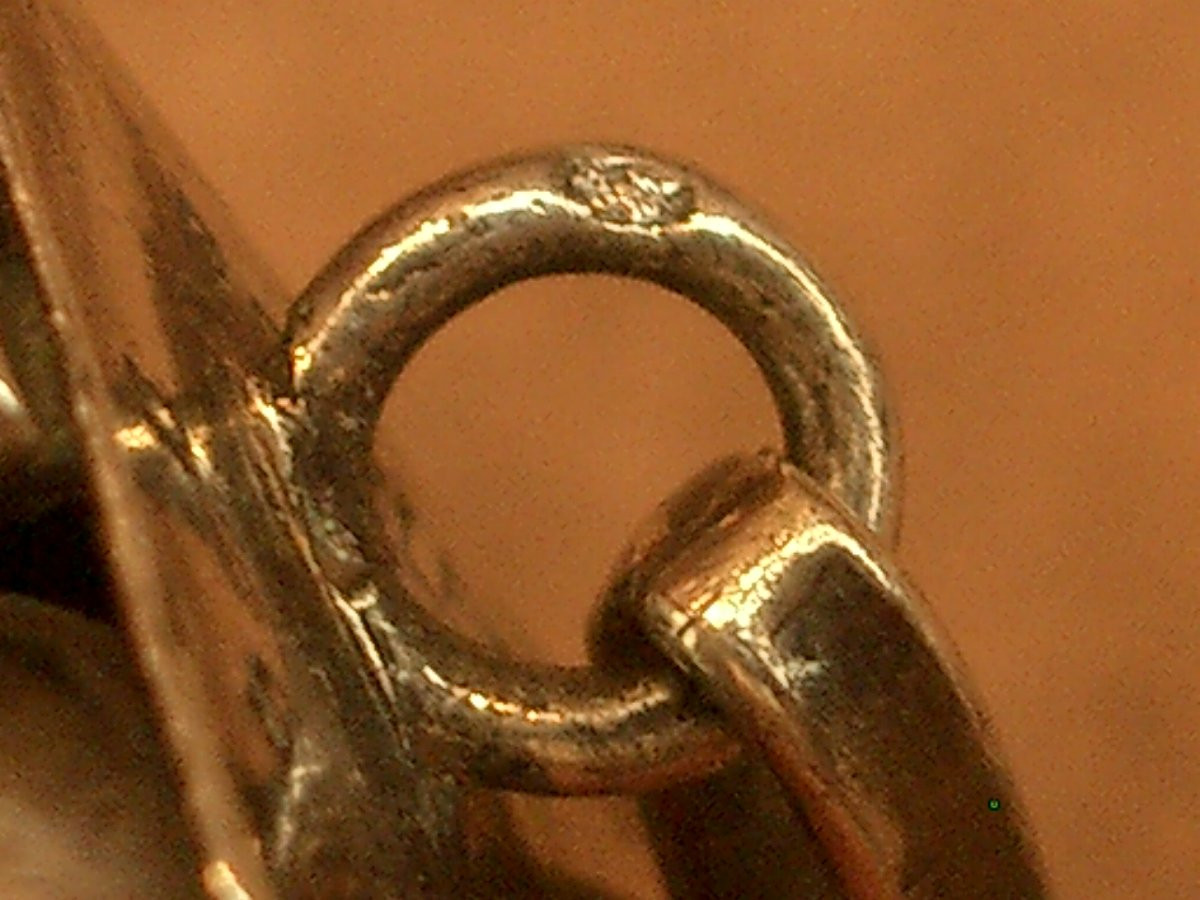 Pair Of Art Deco Cufflinks In Solid Silver, Signed Paul Bablet -photo-5