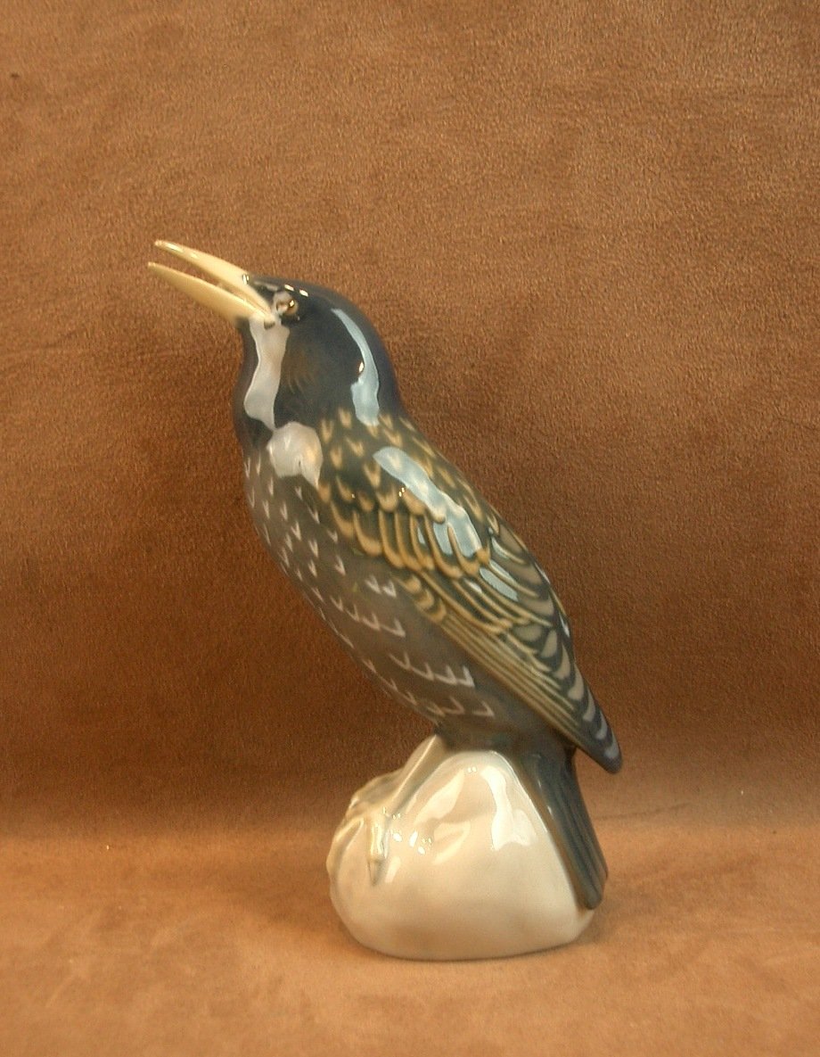 Porcelain Bird From Royal Copenhagen, Denmark, Bing & Grøndahl -photo-4