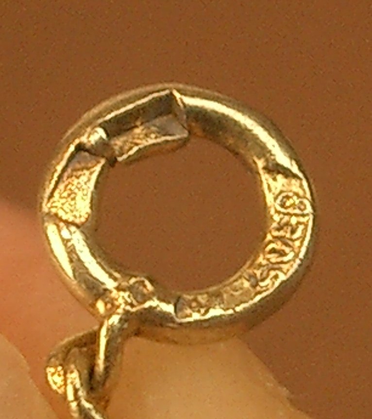 Antique Vermeil Necklace With Bohemian Garnets And A Shell Cameo -photo-3