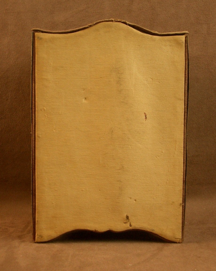 Vitrine miniature , armoire galbée mobilier de poupée Style Louis XV -photo-4