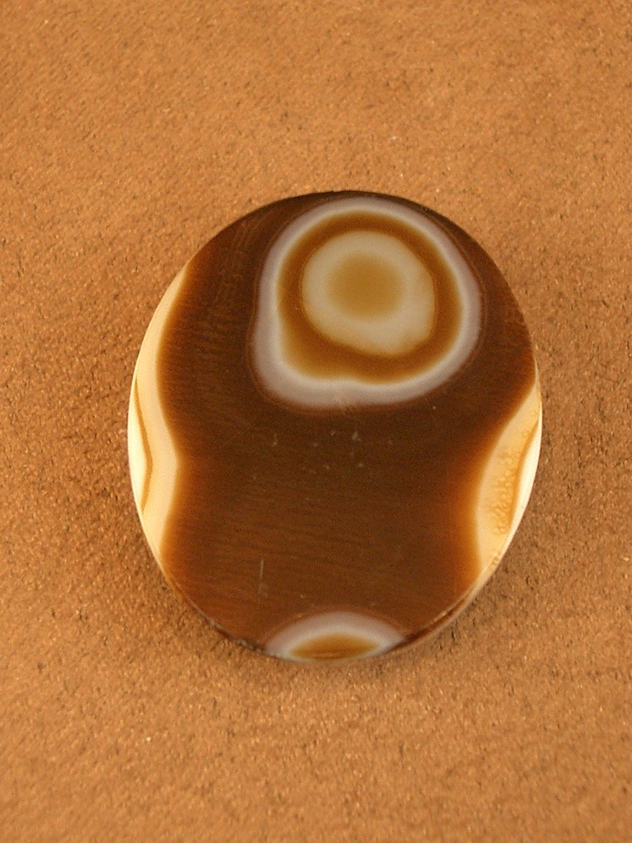 Cameo On Finely Carved Agate, Female Profile, 19th Century-photo-4