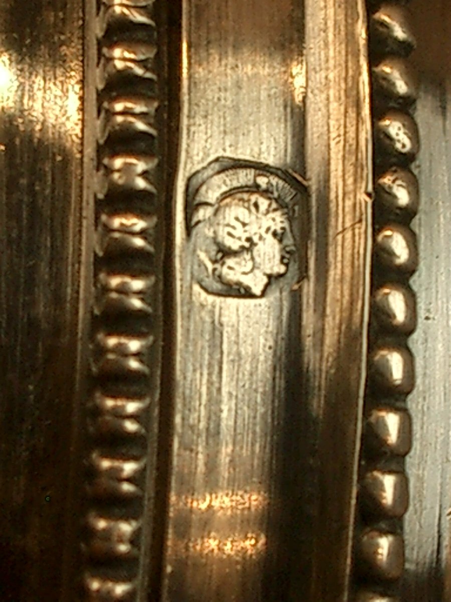 Boite à hostie en argent massif poinçon Minerve -photo-4