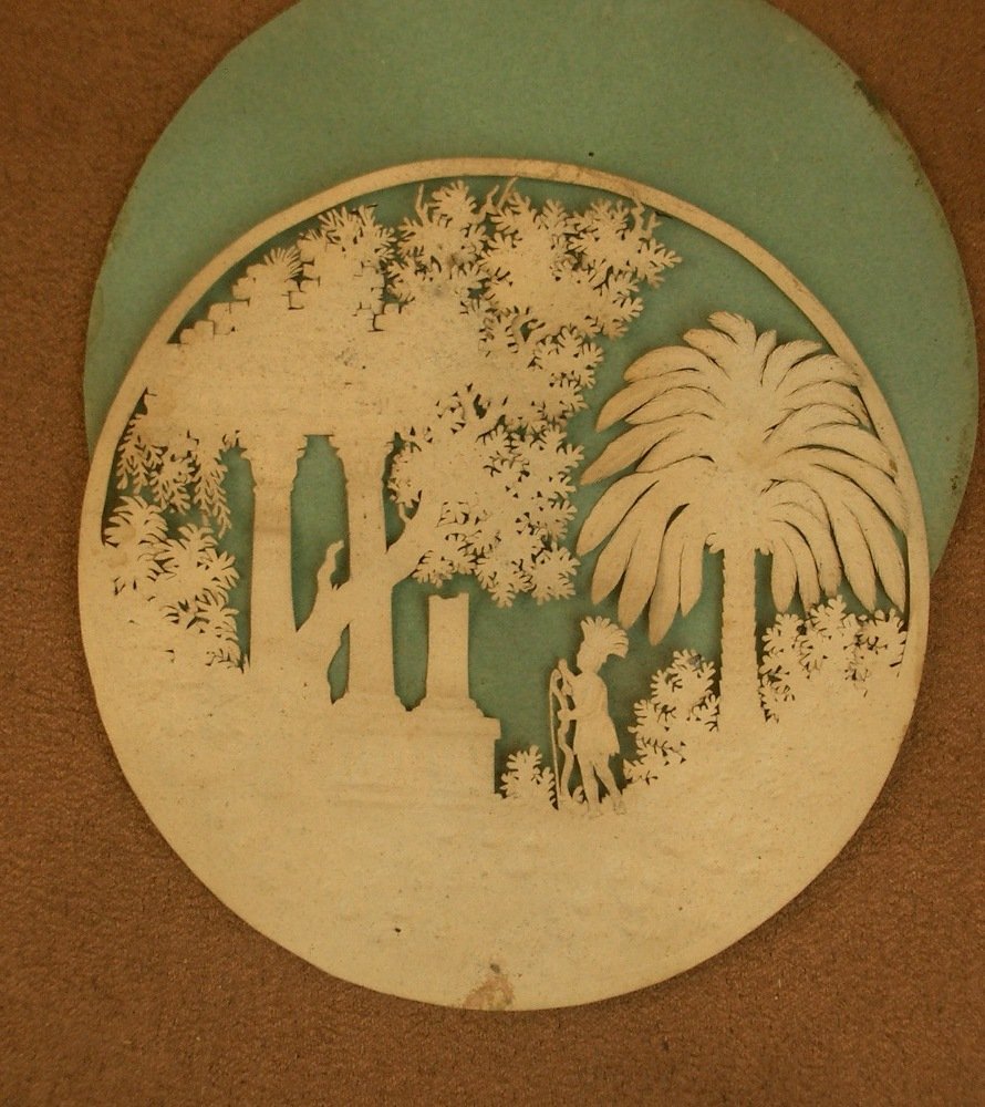 Miniature découpures, découpis, Travail Suisse Genevois fin du XVIIIe, début du XIXe siècle -photo-5