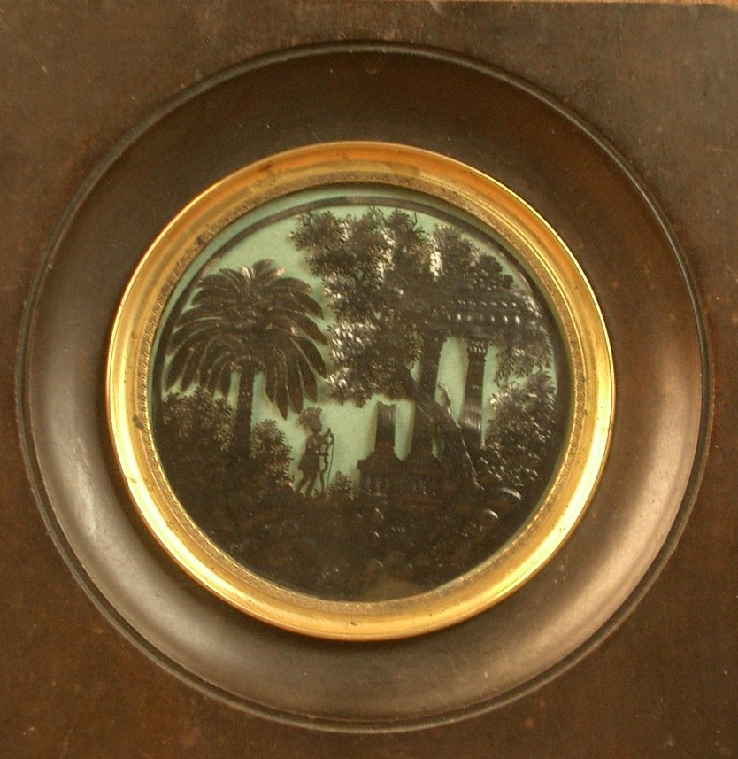 Miniature découpures, découpis, Travail Suisse Genevois fin du XVIIIe, début du XIXe siècle -photo-7