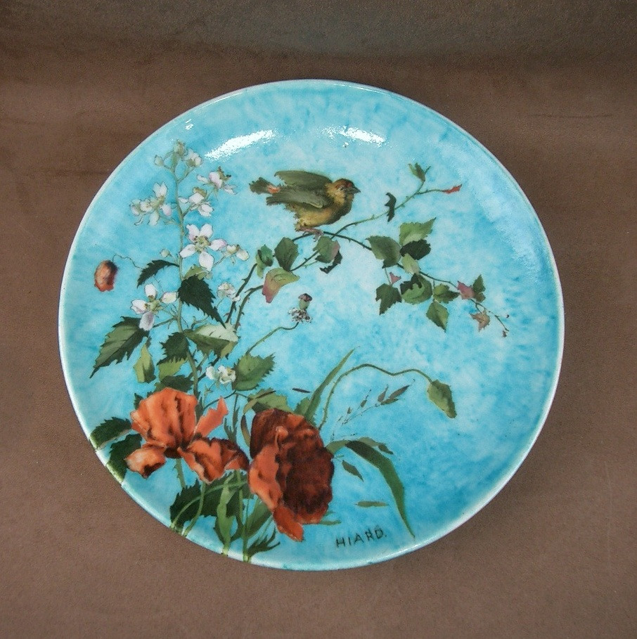 Ceramic Dish Signed Théodore Deck Art Nouveau