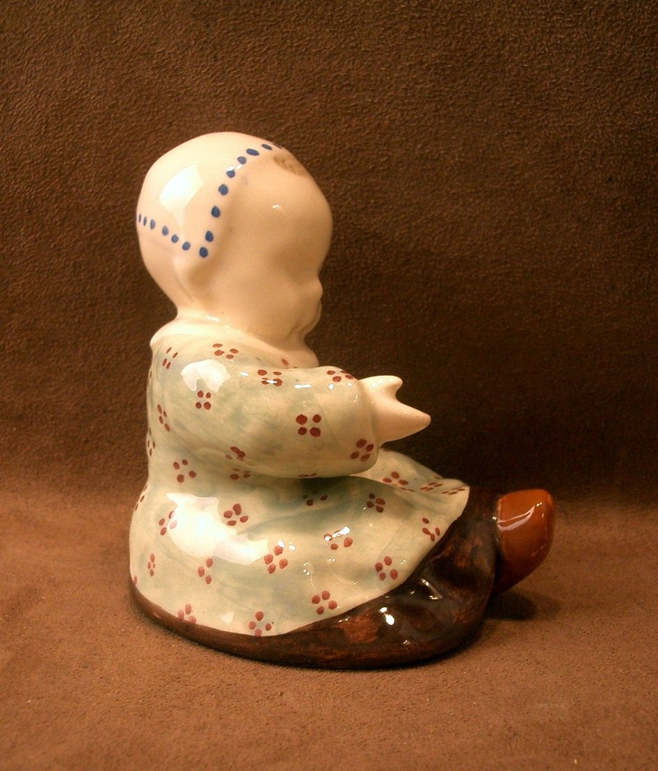 Quimper Earthenware Baby Berthe Savigny-photo-3