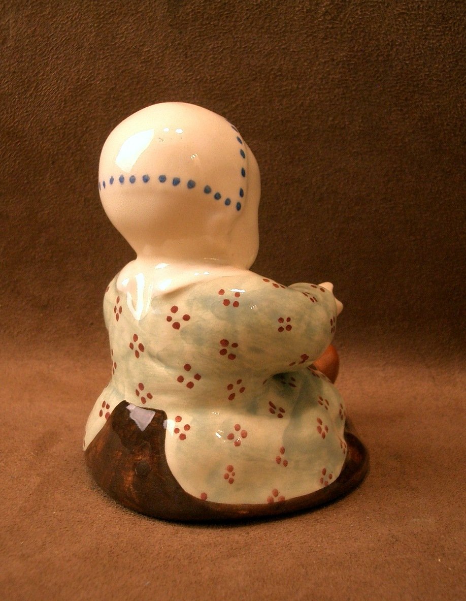 Quimper Earthenware Baby Berthe Savigny-photo-4