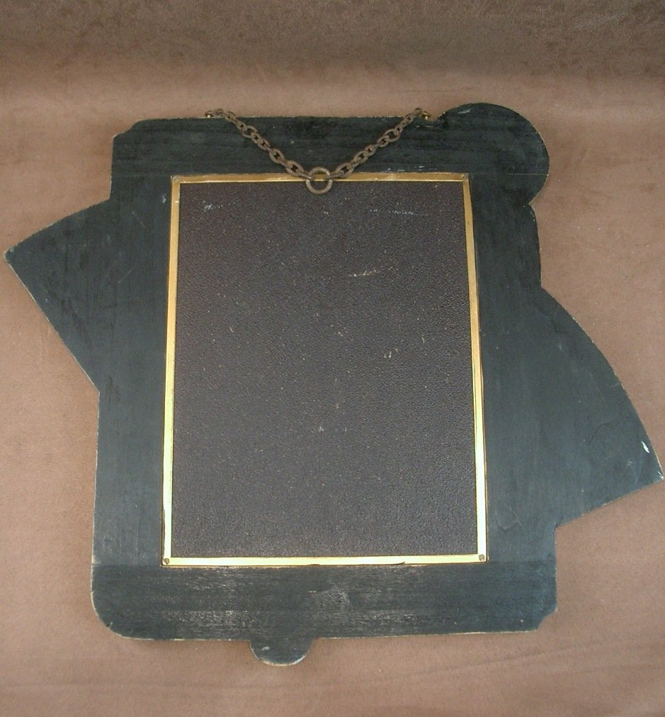 Triptych Mirror Art Nouveau 1900 Lacquered Wood, Japanese Decor-photo-8
