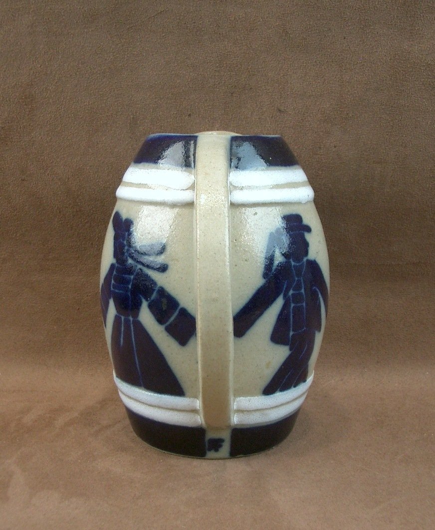 Art Deco Ceramic Jug By Roger François Malicorne-photo-3