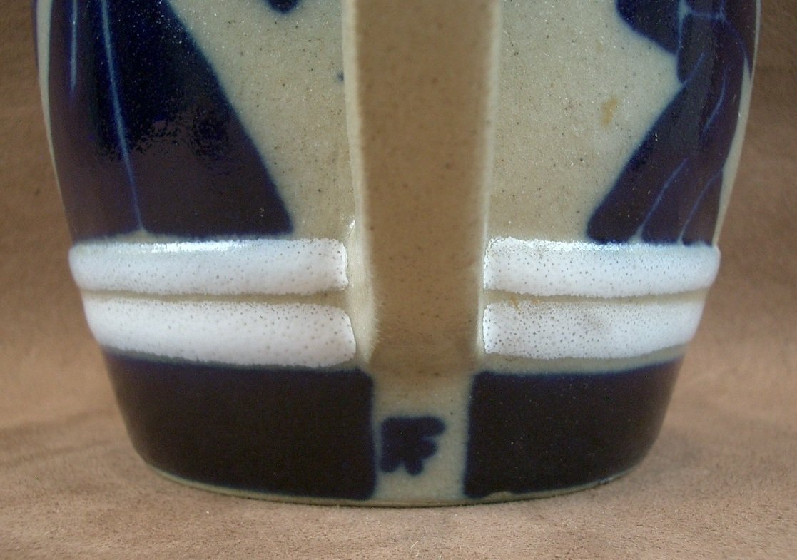 Art Deco Ceramic Jug By Roger François Malicorne-photo-4