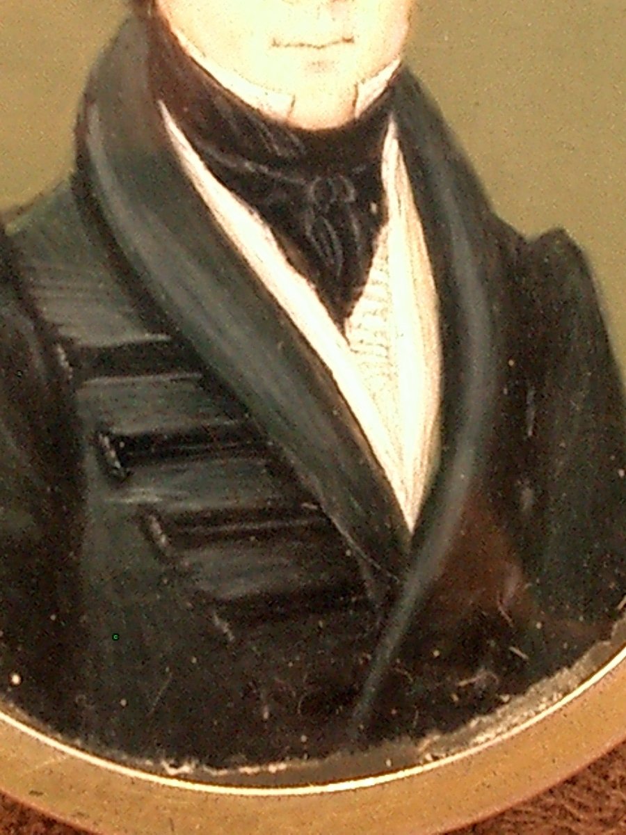 Miniature Portrait Of A Man Of Quality, Early 19th Century-photo-4