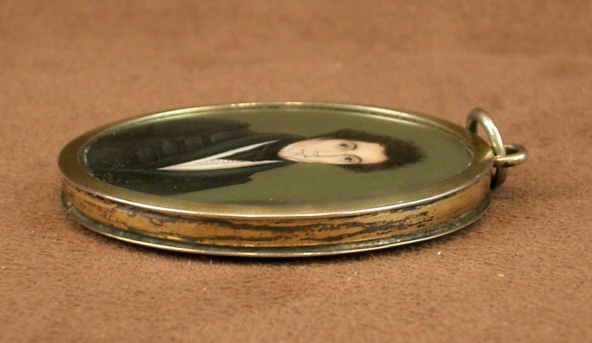 Miniature Portrait Of A Man Of Quality, Early 19th Century-photo-1
