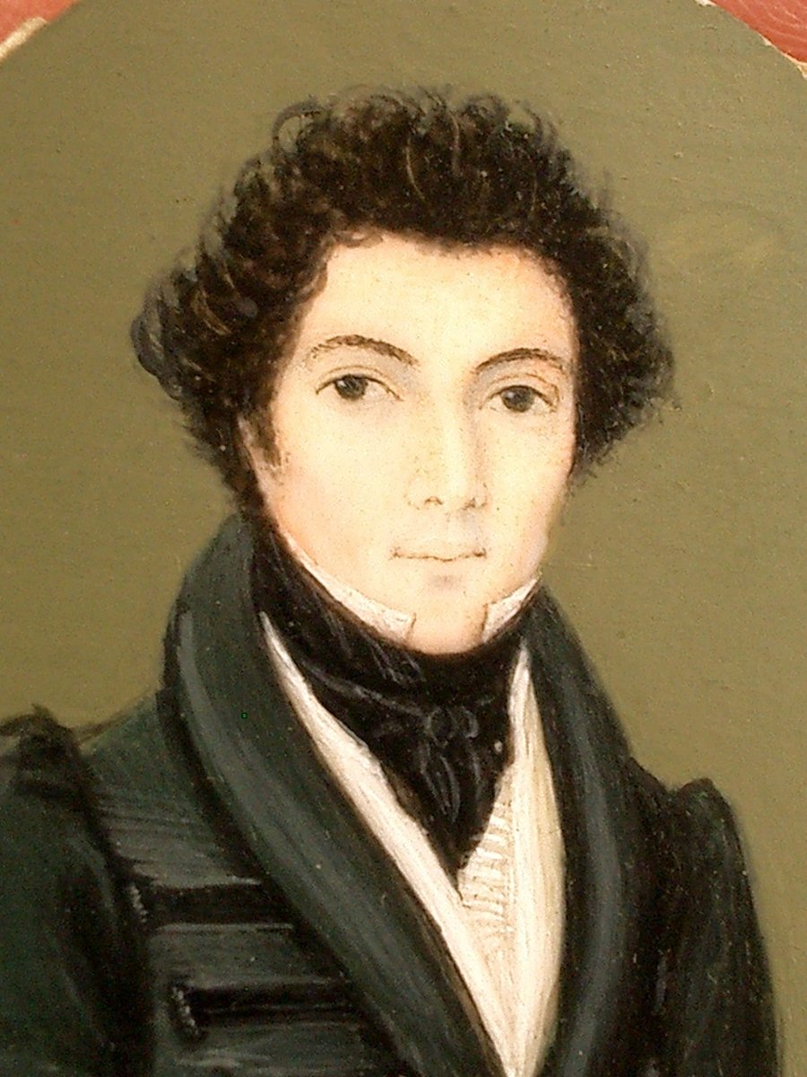 Miniature Portrait Of A Man Of Quality, Early 19th Century-photo-6
