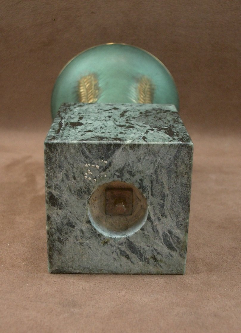 Vase en bronze doré et patiné Art Nouveau signé Léon Kann (1859-1925) -photo-7