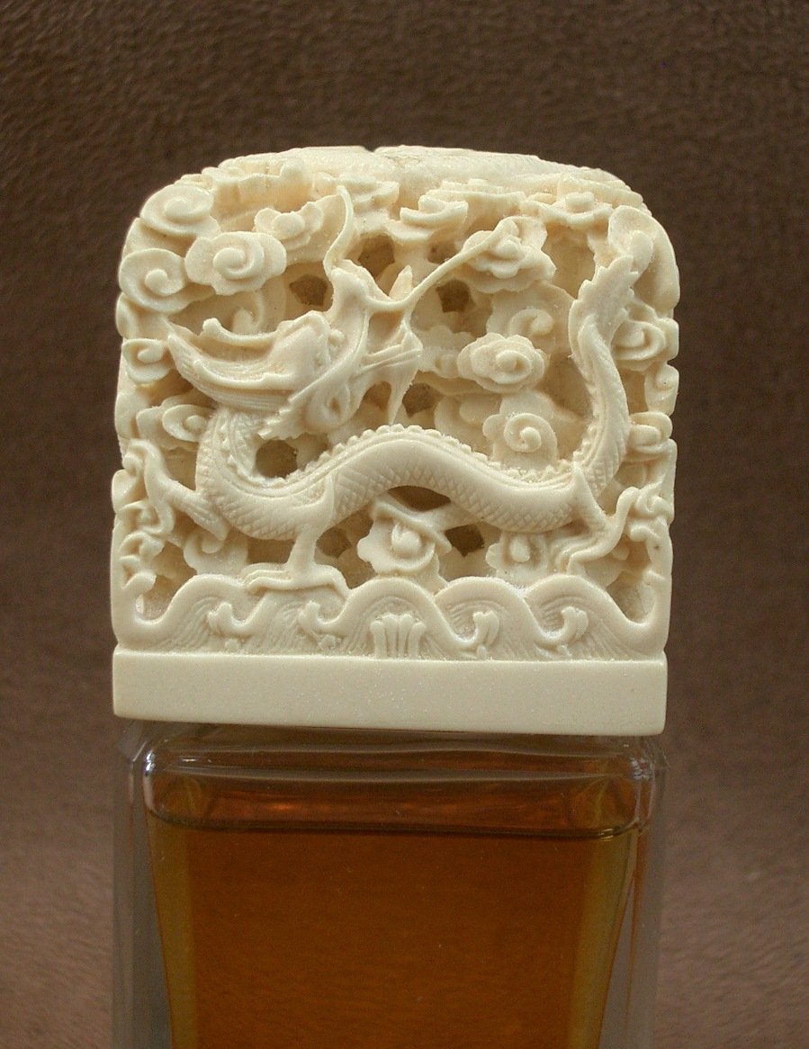 Flacon à parfum ancien "Maharani" Jehan de Bonnot vers 1920-photo-3