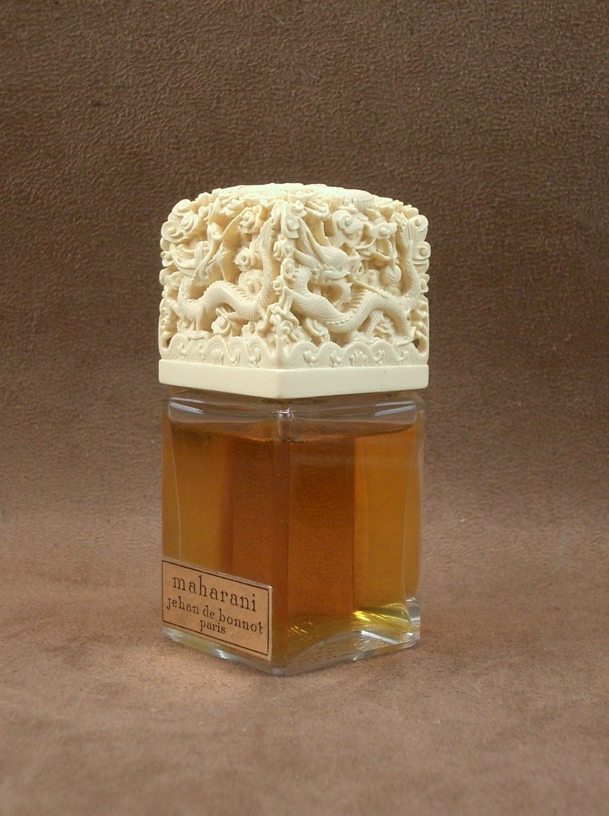 Flacon à parfum ancien "Maharani" Jehan de Bonnot vers 1920-photo-4