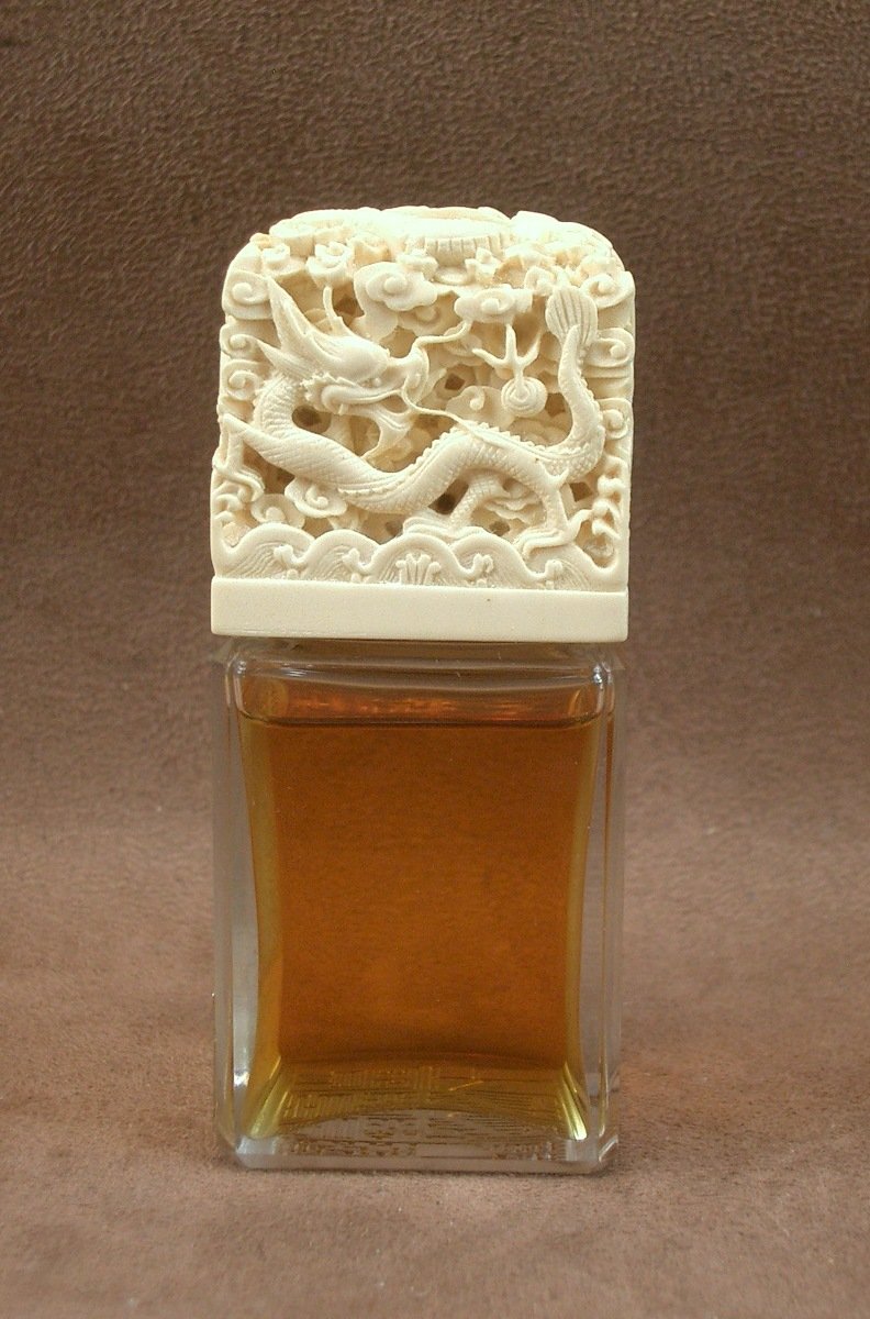Flacon à parfum ancien "Maharani" Jehan de Bonnot vers 1920-photo-1