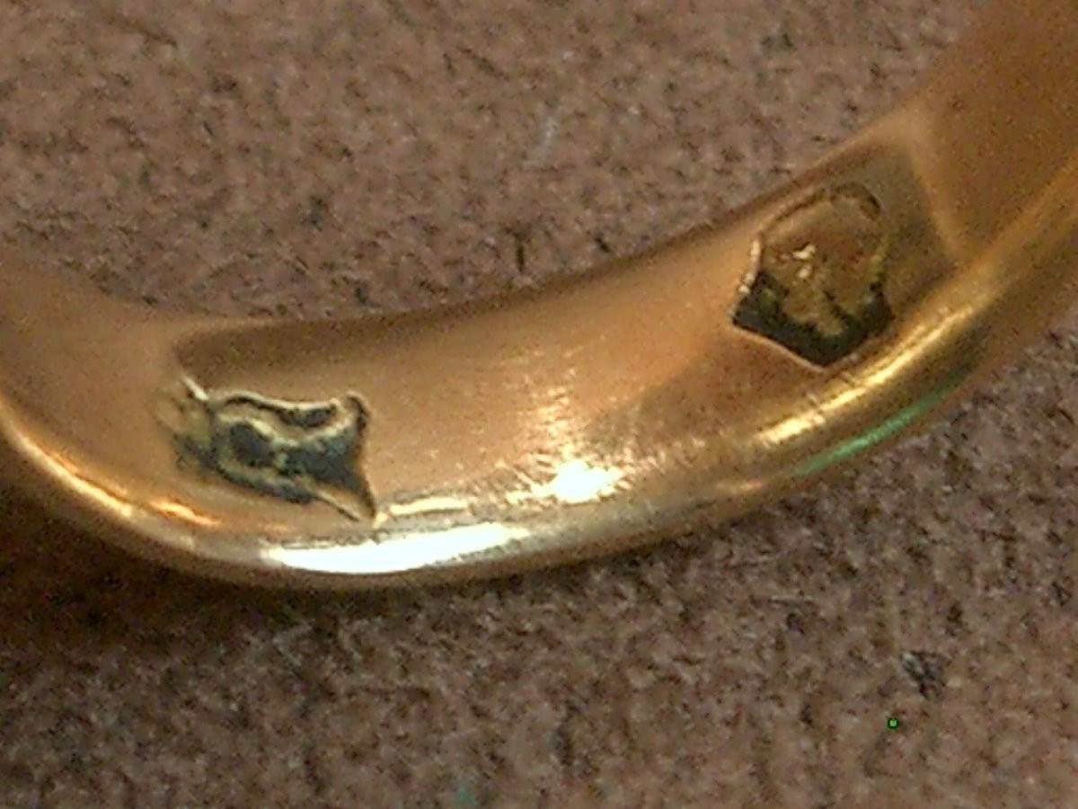 Paire de ciseaux en or 18K XVIIIe siècle-photo-3