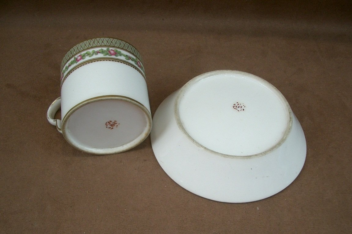 Tasse Litron  Porcelaine de Paris Manufacture de Clignancourt Comte de Provence, fin du XVIIIe-photo-6