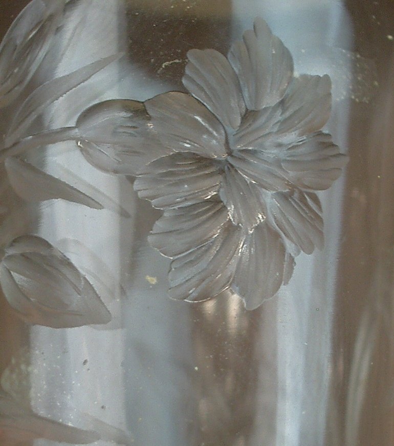 Flacon à liqueur de voyage en vermeil et cristal taillé Art Nouveau -photo-4