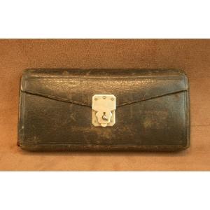 Trousse de Chirurgie ancienne instruments dans leur etui maroquin noir XIXe 