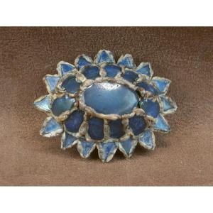 Broche ancienne en Talosel Line Vautrin (1913-1997)