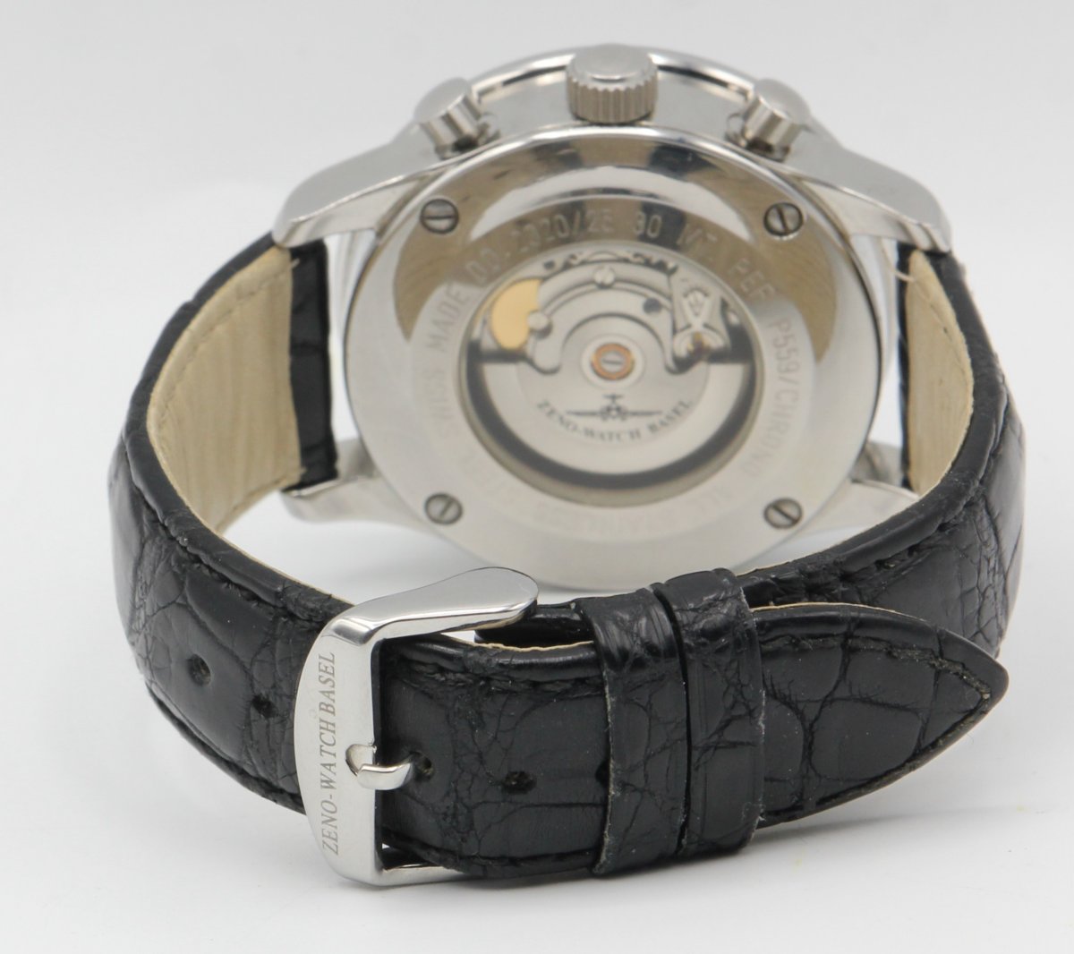 Montre Zeno Watch Basel  Chronographe Automatique Pilote. Grande Taille. 44 mm-photo-1