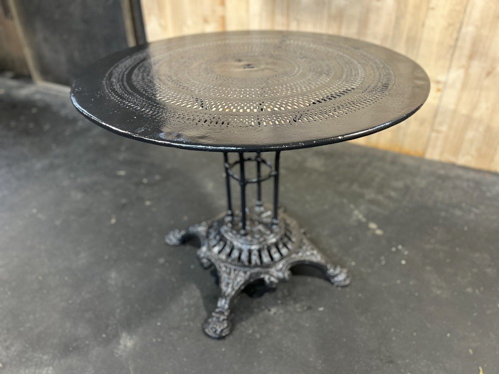 Table De Jardin Piètement Fonte époque 1900