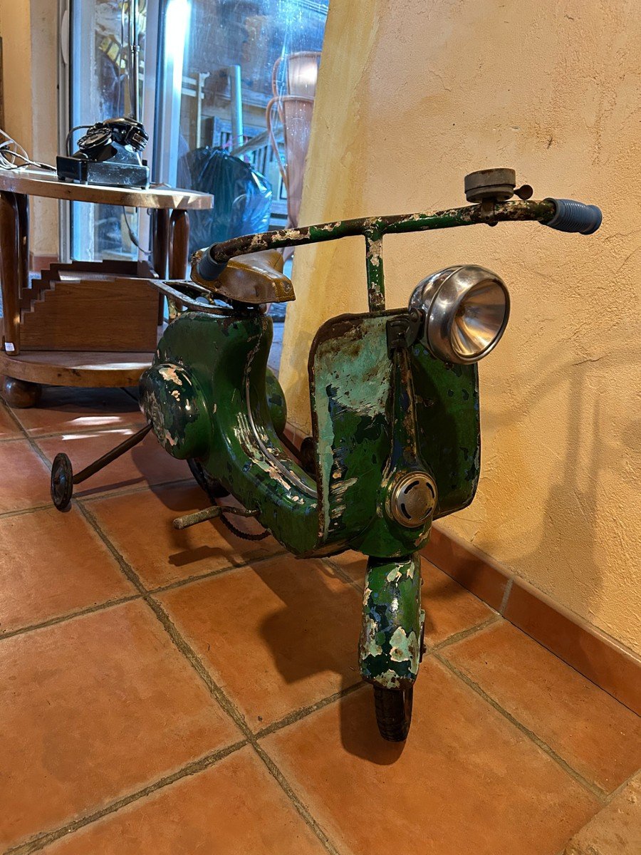 Rare Vespa à Pédale Pierre - Gui 1950/60-photo-3