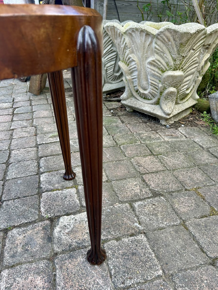 Small Art Deco Pedestal Table 1930-photo-3