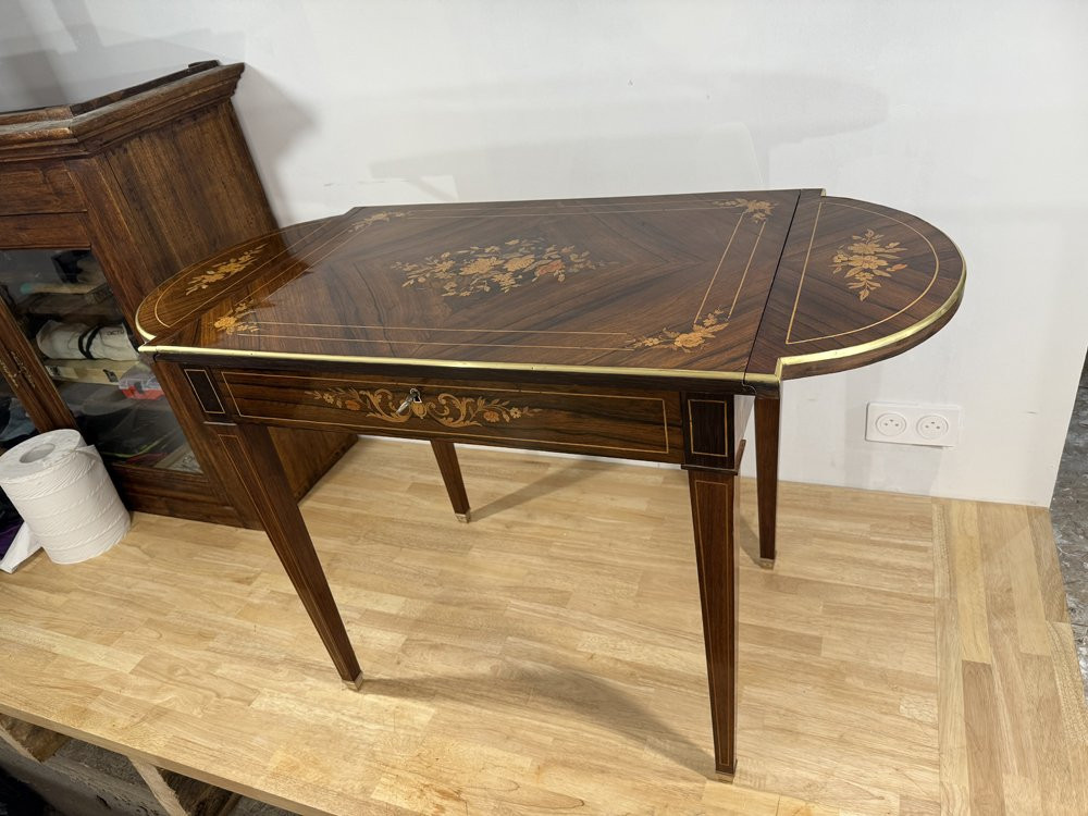 Table à Oreille 19ème Style Louis XVI-photo-4