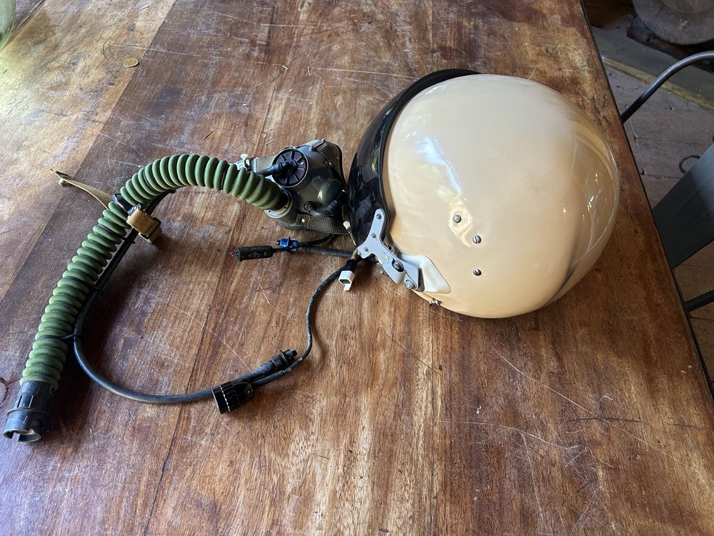 Russian Fighter Pilot Helmet 1960-photo-5