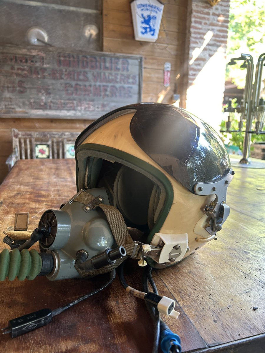Russian Fighter Pilot Helmet 1960-photo-6