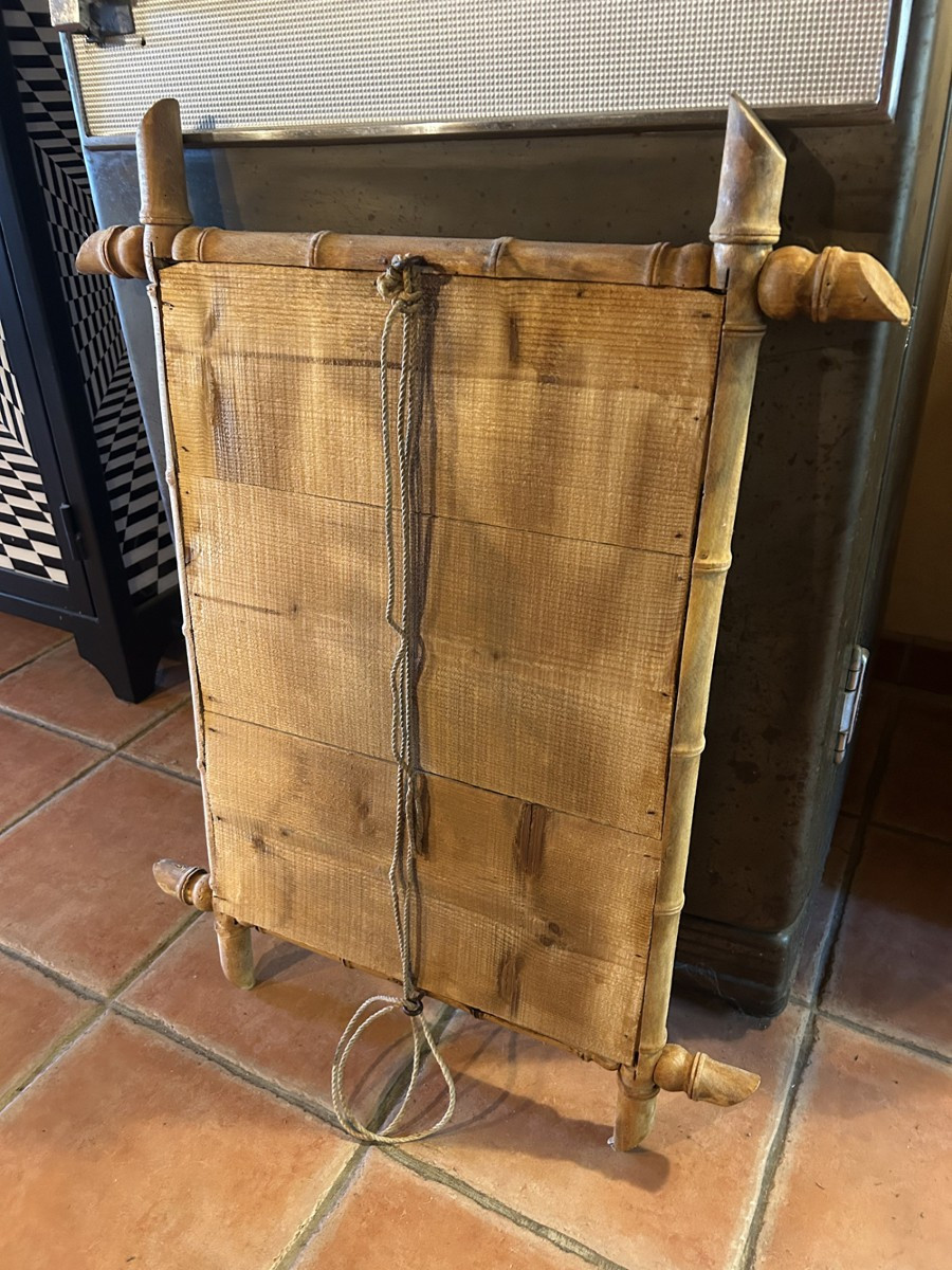 1900 Bamboo Style Mirror  -photo-2