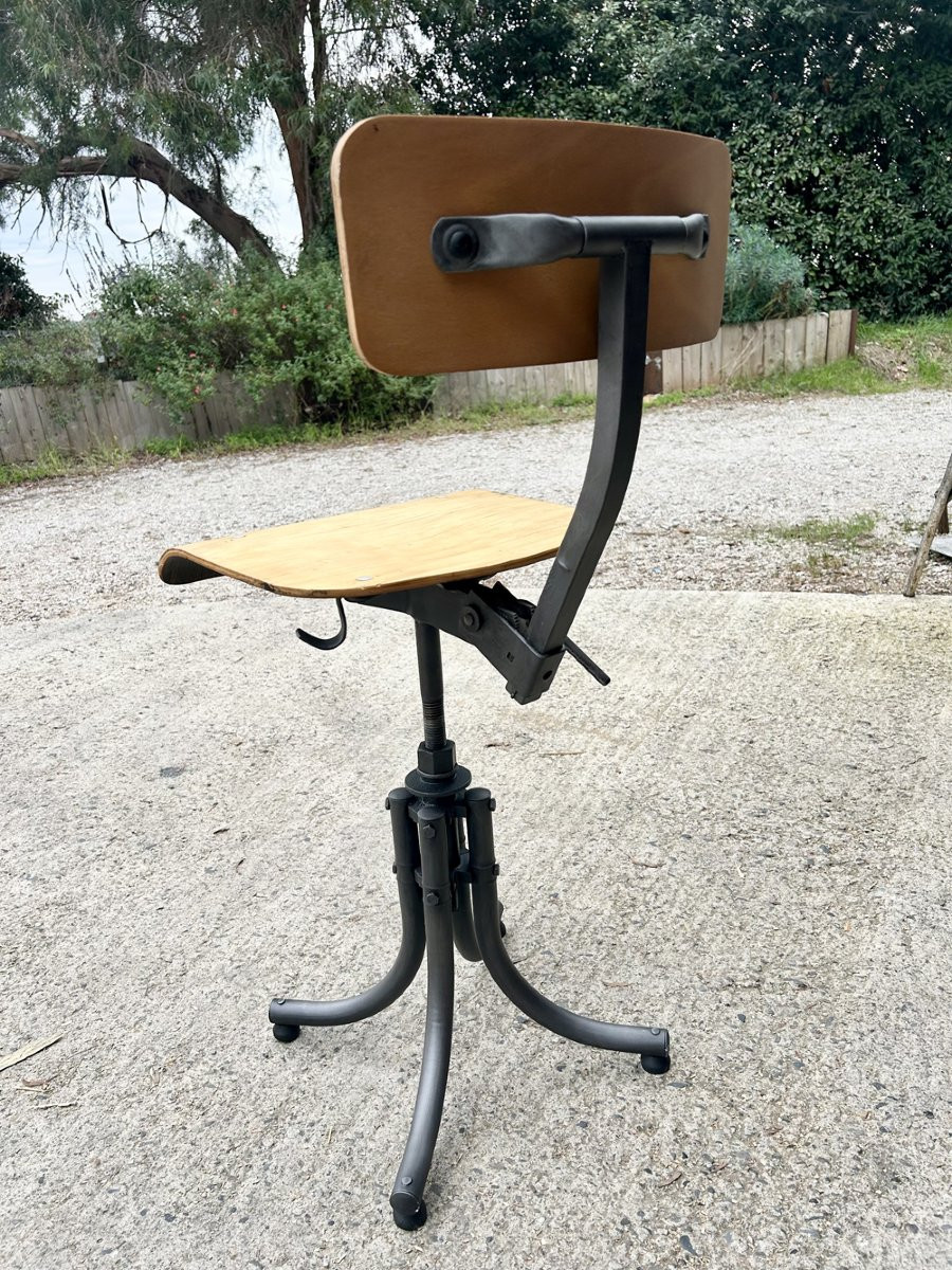 Chaise Bienaise 1958 de la poste -photo-2