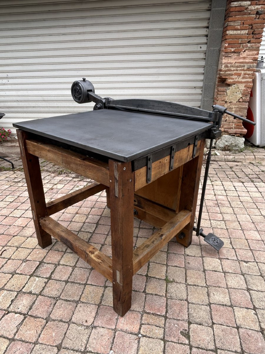 1900s Printing Guillotine -photo-5