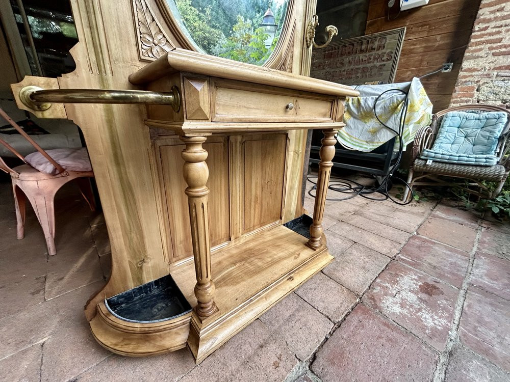 Vestiaire ou porte manteau d'entrée 1900-photo-4