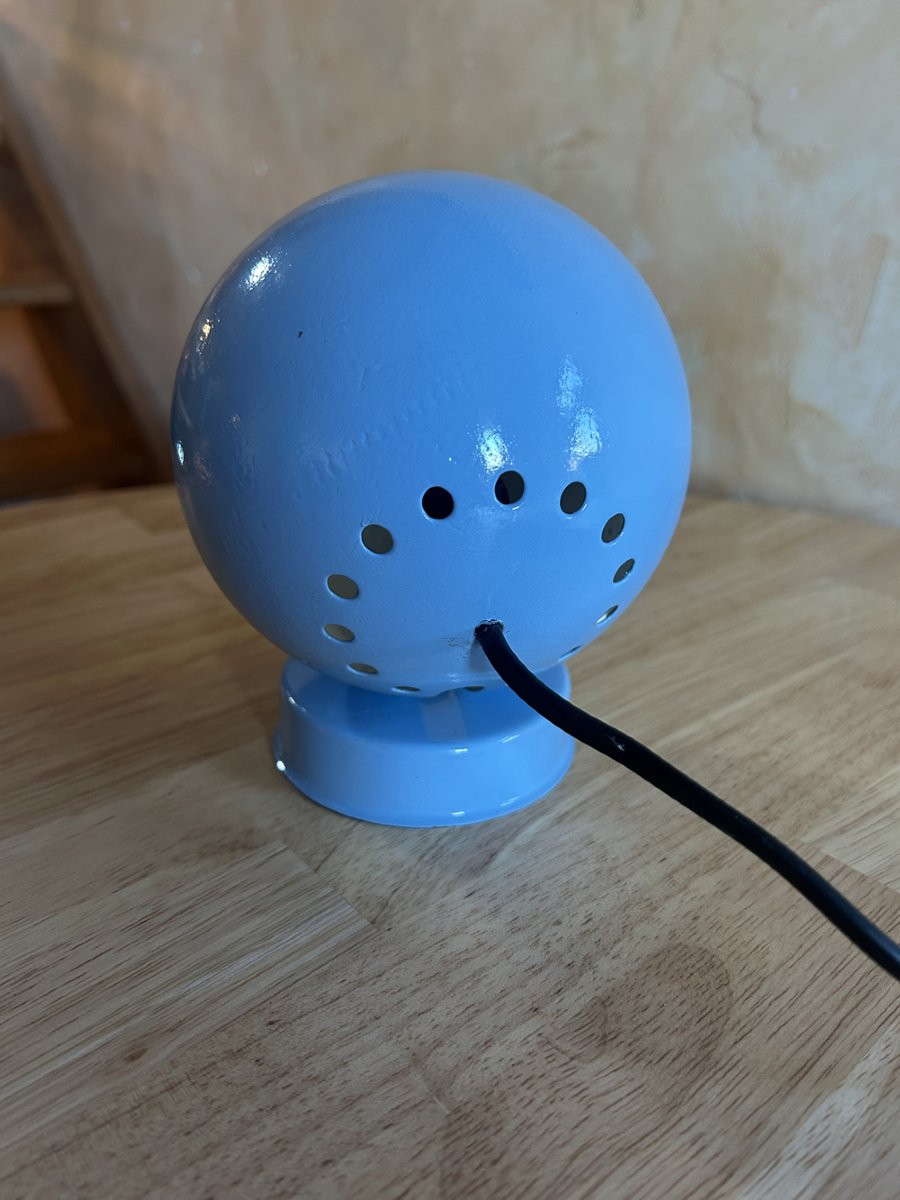 Lampe "Eyeball" bleu Goffredo Reggiani 1970-photo-3