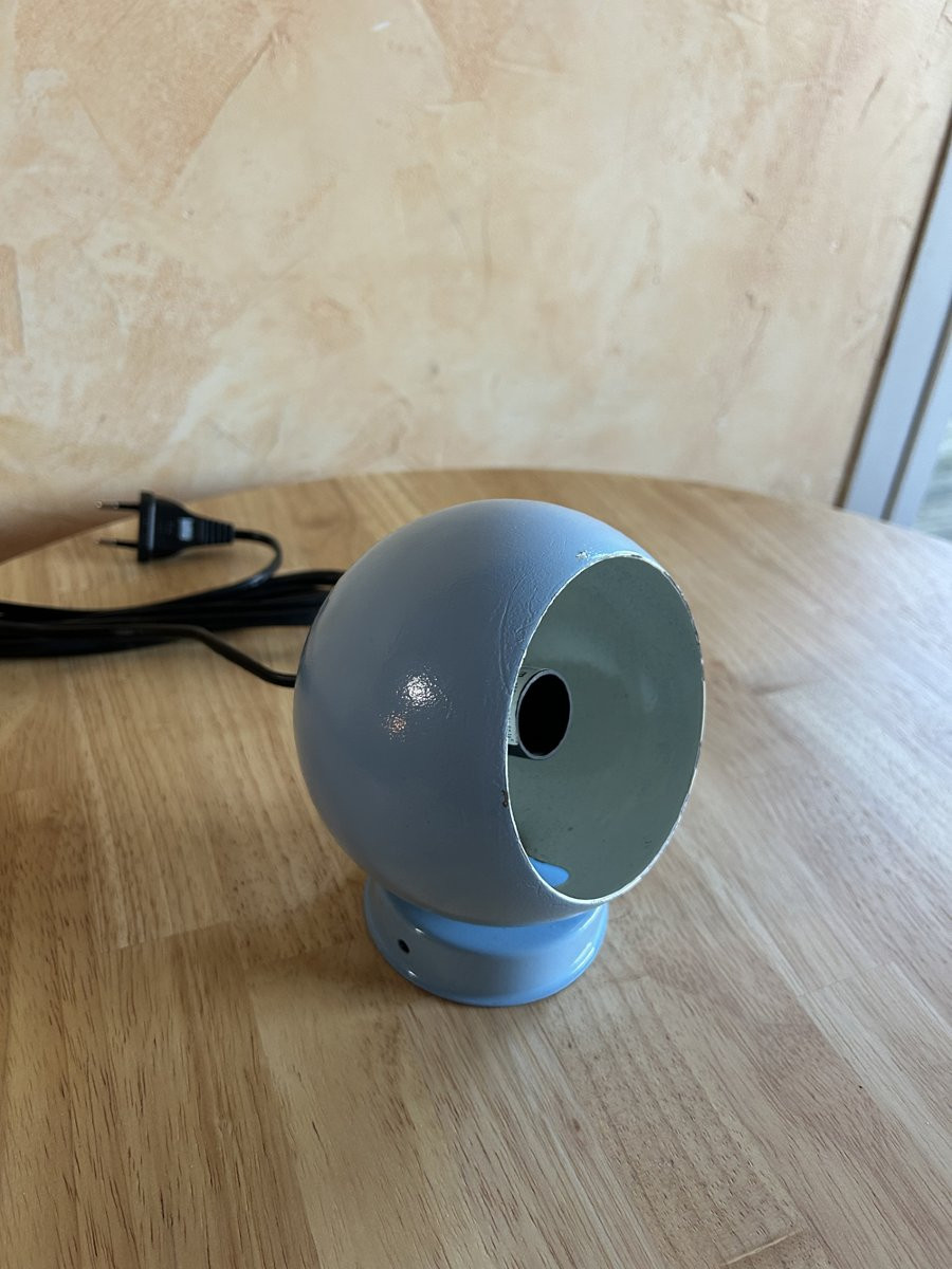 Lampe "Eyeball" bleu Goffredo Reggiani 1970-photo-1