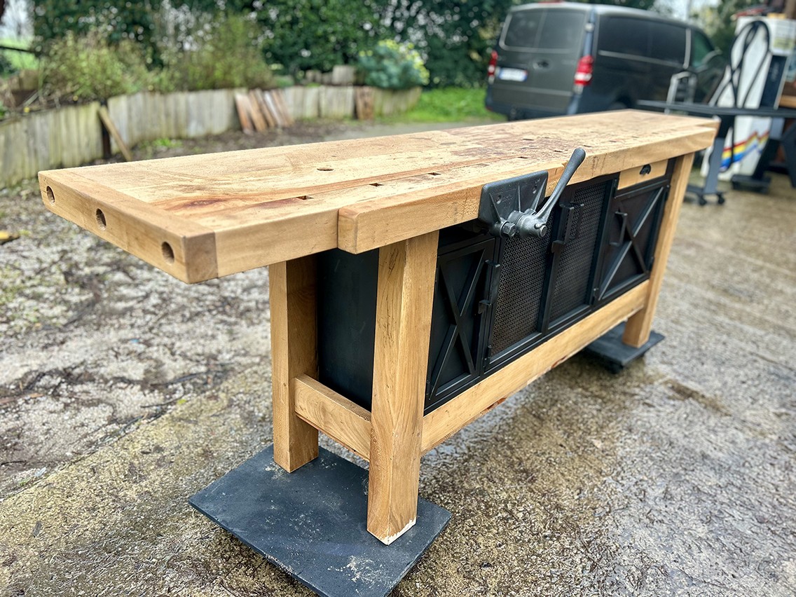 Large Modified Workbench With 4 Doors