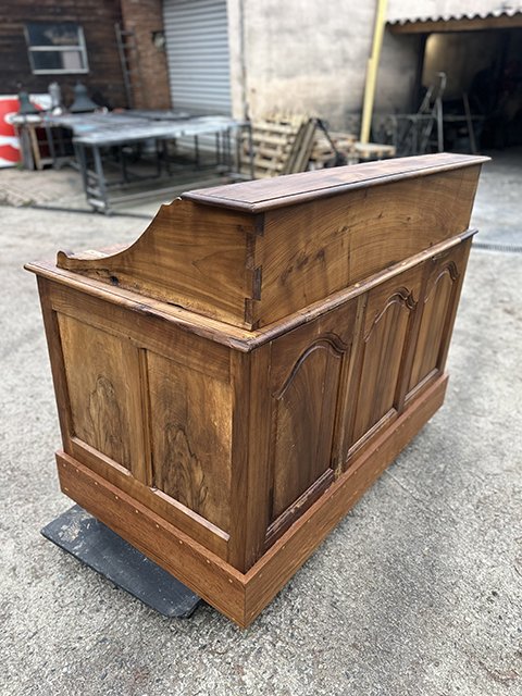 Ancien bureau à gradin de Banque début 19eme -photo-3