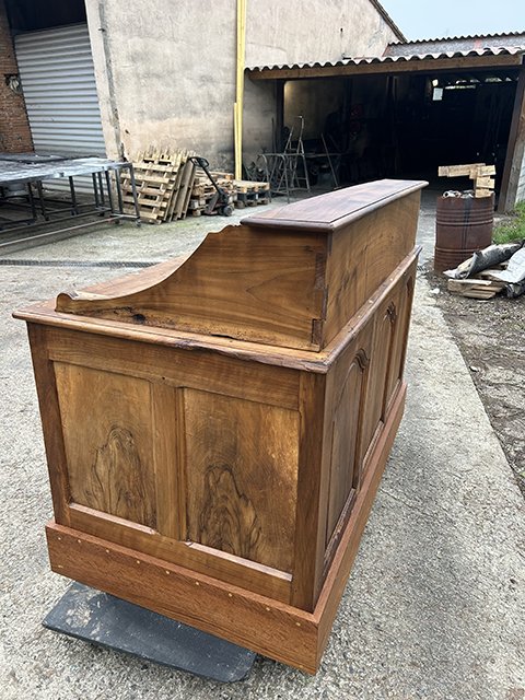 Ancien bureau à gradin de Banque début 19eme -photo-1